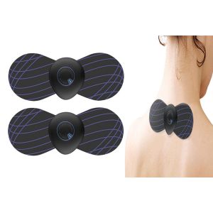 Lot De 2 Tapis De Massage Pour La Nuque Et La Taille, Avec 5 Modes Et Technologie Tens Pour La Relaxation Musculaire. - Neuf