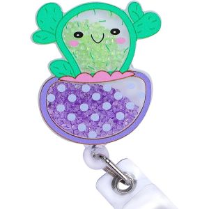 Porte-Badge R&eacute;tractable, Mignon et Dr&ocirc;le pour Carte d'Identit&eacute; d'Infirmi&egrave;re, Badge d'Identification M&eacute;dicale avec Visage Souriant pour Femmes M&eacute;decins Infirmi&egrave;res - Neuf