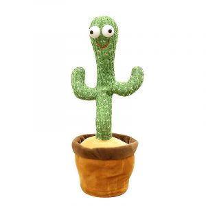 Cactus dansant, jouet vocal pour bébé ¿ Peluche interactive parlante en forme de cactus pour garçons et filles - Neuf