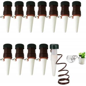 Ulteronixshop-c&ocirc;ne d'arrosage terre cuite, 16 pi&egrave;ces d'arrosage automatique jardin, distributeur d'eau automatique pour fleurs et plantes, c&ocirc;ne arrosage, pour l'arrosage automatique des plantes d'int - Neuf