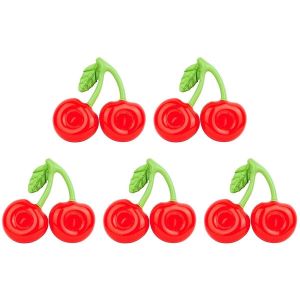5 Pièces Flottant Gonflable Porte-Gobelet Piscine Boisson Anneau Gonflable Piscine Double Bouche Cerise Porte-Gobelet - Neuf
