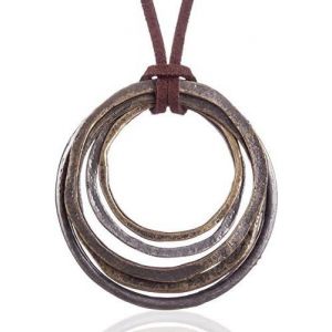 Colliers À Pendentif Multicouches Pour Femmes, Bijoux Vintage, Collier Long À La Mode Pour Femme - Neuf