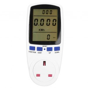 Prise de mesure de puissance Moniteur de consommation d'&eacute;lectricit&eacute; Tension Compteur de courant avec &eacute;cran LCDT836 Prise UK 240V - Neuf
