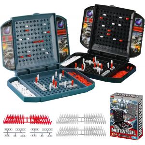 Chenquansarl-Jeu De Stratégie Bataille Navale Société De Stratégie Bataille Navale Jouet Version Compacte Jeu De Plateau De Navale Amusant Jeu De Bataille Société Classique Pour Enfants - Neuf