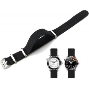 Bracelet De Montre Nylon Élastique 18mm 20mm 22mm Nato Style Militaire Balistiques Marine Parachute Réglable Nylon Tressé Tissu Bracelet Remplacement Band Pour Homme Femme.[U2886] - Neuf