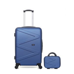 WAVE PARIS - Lot de 2 - Valise weekend et vanity AMAZONE - Neuf