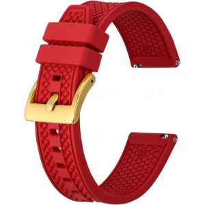 Eryi-Bracelets De Montre Pour Hommes, Bracelet En Caoutchouc Fluoré Haute Performance Avec Dégagement Rapide, 18mm 20mm 22mm - Neuf