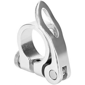 Collier De Selle De Vélo,Pince De Tige De Selle À Libération Rapide De Bicyclette Collier De Serrage De Tige De Selle De Vélo En Alliage D'aluminium Pour Tige De Selle De 25,4 Mm(Silver) - Neuf