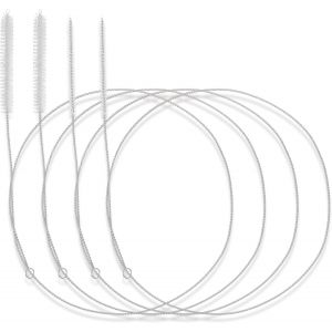 ChenQuanSarl-Lot De 4 s De Nettoyage Flexibles À Pointe En Poils Longs Pour Tube D'Alimentation - Outil De Nettoyage Des Trous De Drainage - Poils En Nylon Doux - 101,6 Cm - s De Nettoyage Pour - Neuf