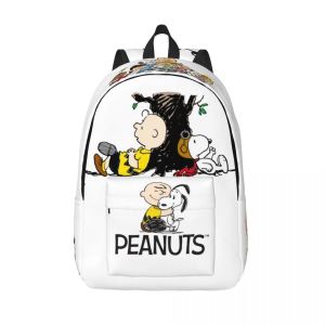 Sac à dos Peanuts Charlie Brown et Snoopy pour ecoliers, garcons et filles, sacs à dos Snoopy Dogs pour voyages - Neuf