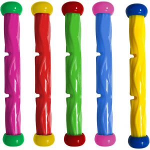 Cap-5 Pièces Jouets De Piscine Enfant,Jouets De Plongée Canne Amusants,Jeu Piscine Enfant Extérieur L'été,Pour Divertissements Entrainement Sous - Marin Plongée Natation Garçon Fille 7-12 Ans - Neuf