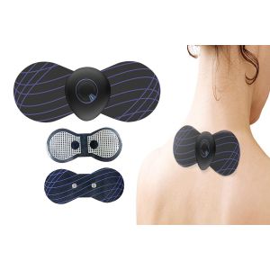 Tapis De Massage 3 Pi&egrave;ces Avec Modes Nuque Et Taille, Masseur Musculaire Portable Avec Technologie Tens - Neuf