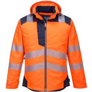 Portwest - Veste De Pluie Haute Visibilit&eacute; Vision Orange / Noir Xl - Neuf