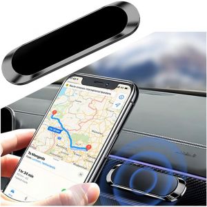 LORANKA-Support Magn&eacute;tique Smartphone, Support Magn&eacute;tiques pour Smartphone-Rotatif pour Voiture, Aimant&eacute; Rotation 360&deg; Attache, Porte T&eacute;l&eacute;phone Magn&eacute;tique Universel Compatible Voiture(Noir) - Neuf