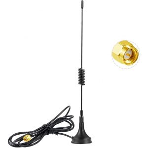 Antenne SMA 868 MHz 3dBi Câble Extension Antenne GSM 3 m Câble RG174 Base magnétique Adaptateur de Prise SMA - Neuf