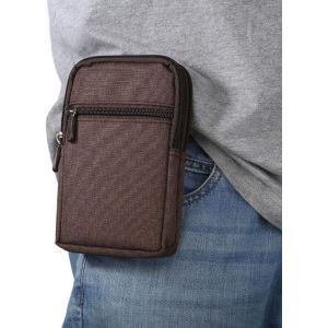 Pochette Téléphone Ceinture Homme, Poche pour Téléphone Portable Homme, 6.5""Multi Poches Portefeuille Téléphone Porte-monnaie Zippée Étui Sac Taille Housse de Transport Clip Coque Sac Pochettes Poche - Neuf