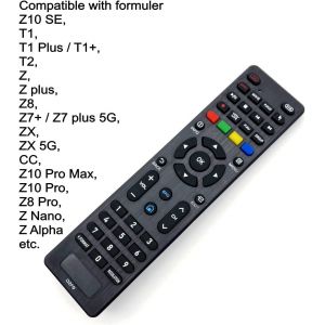 Remplacement t&eacute;l&eacute;commande pour Formuler bo&icirc;tier TV Z10 SE, Compatible avec Z10 Pro Max, T1, T1 Plus, T1 +, T2, Z Plus, ZX, Z7 Plus, Z8 Pro TV Box - Neuf