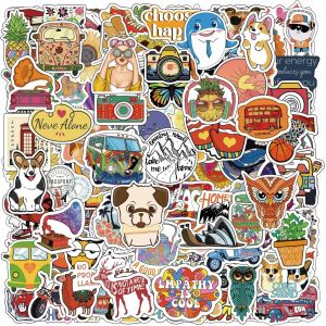 Trahoo-Lot De 180 Cool Vinyle Autocollants Autocollant Stickers Sticker Pack Planche À Roulettes Ordinateur Portable Guitare Étui De Voyage Bagage Valise Vélo Voiture - Neuf
