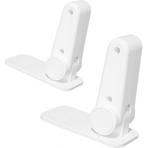 Kalanka-Serrure De Poignée De Porte, 2 Pièces Bloc Porte Securite Bebe, Securite Porte Enfant Bloc Porte, Serrure De Porte Anti-Overture Autocollante (Blanc) - Neuf