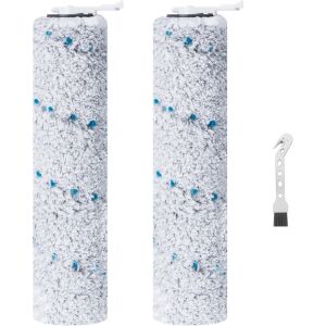 Rouleau de brosse de rechange pour BISSELL CrossWave X7 Plus Cordless Pet 2955N, 3479N Aspirateur, 2 rouleaux de brosse - Neuf