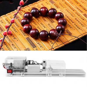 Mini tour a perles 12-24 V, outil de percage, de polissage et de travail du bois (UE 110-240 V) - Neuf