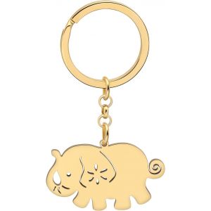 Kal-Emaille Eléphant Porte-Clés Cute Eléphant Porte-Clés Pour Les Femme Filles Sac Accessoires De Voiture - Neuf