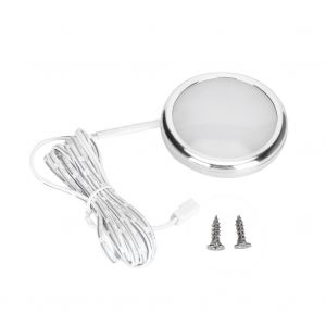 HJLIAN Lampe LED ultra-mince sous meuble, 12 V CC, ideale pour un comptoir, une armoire, une maison, un hotel ou une caravane (blanc) - Neuf
