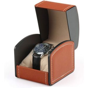 Kal-Boîte À Montres En Cuir, Coffret À Montres,Boîte Antichoc À Montre,Présentoir/Coffret/Boîte De Stockage,Pour Passionné D`Horlogerie - Neuf