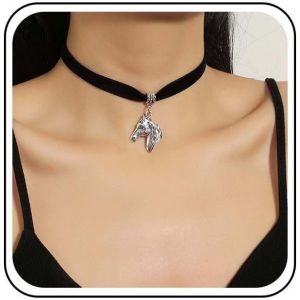 Kal-Collier Ras Du Cou En Velours Noir Vintage Collier Pendentif Araign&eacute;e En Argent Collier Araign&eacute;e Punk En Velours Collier Ruban En Velours Noir Collier Collier En Daim Cha&icirc;ne Bijoux Pour Femmes - Neuf