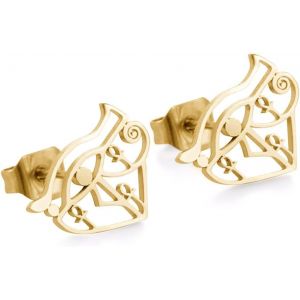 Kal-Oeil D'horus Croix Boucles D'oreilles Pour Les Femmes Filles En Acier Inoxydable Creuser L'egypte Antique Croix Mystique Oeil D'horus Boucles D'oreilles À Broche Protection Spirituelle Bijoux Amu - Neuf