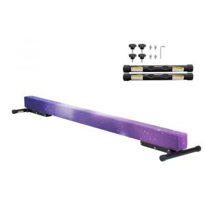 Poutre D'equilibre R&eacute;glable Pour Enfants-Duoku-2410 Mm-Avec 2 Modes Et 5 Hauteurs Ajustables-Id&eacute;ale Pour L'entra&icirc;nement &Agrave; Domicile - Neuf