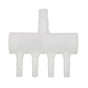 Plastique 4 Voies Aquarium Tube D'oxyg&egrave;ne Raccord Splitter Robinet Valve - Neuf