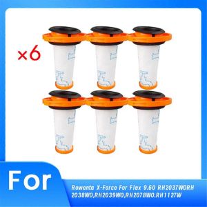 6 pcs pr&eacute; filtres pour X-FORCE FLEX 9.60 aspirateur sans fil lavable r&eacute;utilisable - Neuf