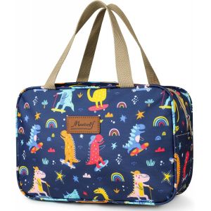 nzqaf-Trousse de Toilette, Sac Cosmétique de Maquillage Portable Grande Capacité, Sac de Toilette Makeup Organisateur, Sac de Rangement Maquillage Voyage Etanche a Suspendre pour Femme Fille - Neuf