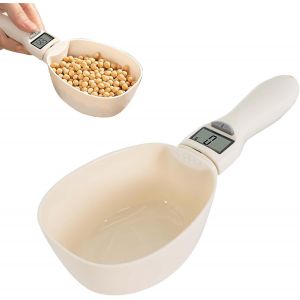 Letnerny-Balance De Cuisine Numérique, Balance À Cuillère Pour Nourriture Pour Chien/Chat, Balance À Cuillère Numérique Avec Affichage Led, Cuillère De Pesée Détachable Cuillère À Mesurer Électroniqu - Neuf