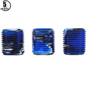 5pcs Pêche Moulinet Poignée Antidérapant Ergonomique Couvercle Boutons Multicolore En Option (Bleu Noir) - Neuf