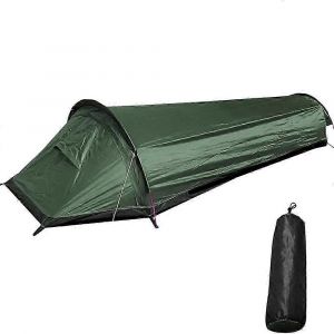 Tente De Randonn&eacute;e, Sac De Couchage, Tente L&eacute;g&egrave;re Pour Une Personne, Id&eacute;ale Pour Le Camping En Plein Air. - Neuf