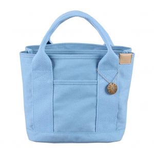 Grande capacit&eacute; Multi-poche Sac &agrave; main Portable Femmes Fourre-tout &Eacute;l&eacute;gant Fermeture &Eacute;clair Sac &agrave; bandouli&egrave;re Bleu clair - Neuf
