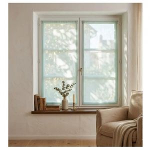 Paire De Voilage 60 X 160 Cm Sandro Menthe - Neuf