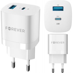 Lbgwp60-21 Chargeur Rapide Gan 33w Pour Honor 90 Lite, 90, 70 Lite, Magic 5 Pro, Vs/Google Pixel 7a, 7, 7 Pro, 6a/Huawei P40 Lite 5g, Mate X3/Vivo V23, Y21/Motorola Razr 40, Moto G53 Blanc - Neuf