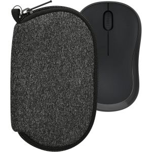 Housse de Protection Compatible avec Souris Logitech M240 Silent / M325S - Sacoche pour Souris sans Fil en n&eacute;opr&egrave;ne Anthracite-Blanc - Neuf