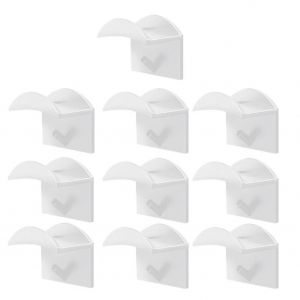 Support mural Chapeau Crochet Sans poinçon adhésif Porte-casquette de baseball pour chambre à la maison Nouveau(Blanc) - Neuf
