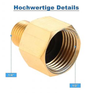 Réchaud De Camping Extérieur Transition 1/2 « R X 1/4 "" Lks Connecteur Adaptateur De Gaz Lpg En Laiton Pour Cuisinière À Gaz Tuyau De Gaz Cuisinière À Gaz Grill Remplacer A - Neuf
