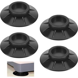 Lot De 4Pcs Pour Machine &Agrave; Laver, Amortisseurs Lave Linge, Tapis De Protection En Silicone, Coussinets Pied De Anti Vibration Pour Machine &Agrave; Laver Et S&egrave;che-Linge - Neuf