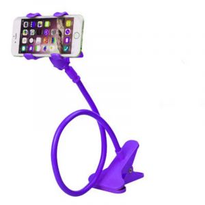 Support De Téléphone Portable Flexible Et Réglable À Réinitialisation,Pour La Maison,Le Lit Et Le Bureau-Purple- - Neuf