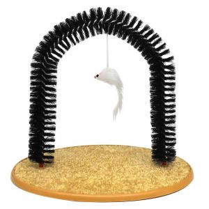 Griffoir Pour Chat, Brosses Pour Chats D'int&eacute;rieur, Arche De Toilettage Pour Chat, Griffoir Et Tapis &Agrave; Griffer - Neuf