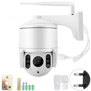 Camera de surveillance exterieure IP 1080P etanche 100-240 V, mini PTZ (prise UE) - Neuf