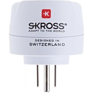 Eryi-1.500203-E Europe Vers Usa - Adaptateur De Voyage International - Entrée Shuko Ou Européenne, Sortie Usa - Tension Et Puissance 100v-1500w/250v-3750w. Protection Contre Les Chocs - Neuf