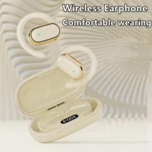 Pour Samsung Galaxy S24 Ultra S25 + Bluetooth casque véritable sans fil stéréo écouteurs sport sans fil écouteurs oreille crochet casque black - Neuf