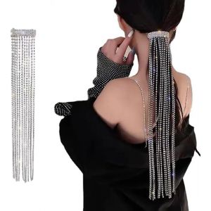 Shiliu-Pince À Cheveux À Pompon En Strass, Pince À Cheveux En Cristal De Strass, Épingles À Cheveux Pour Femmes Et Filles, Accessoi[ - Neuf